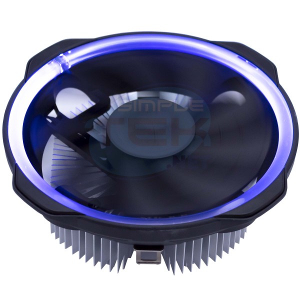 DISSIPATORE PROCESSORE CPU COOLER BLU COLORATO 12CM 75W TDP 1700 1200 115X