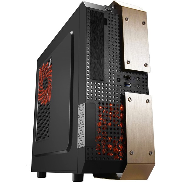 CASE DA GAMING 500W ATX MICRO-ATX MINI-ITX mATX TOWER CABINET COMPUTER PC GIOCO