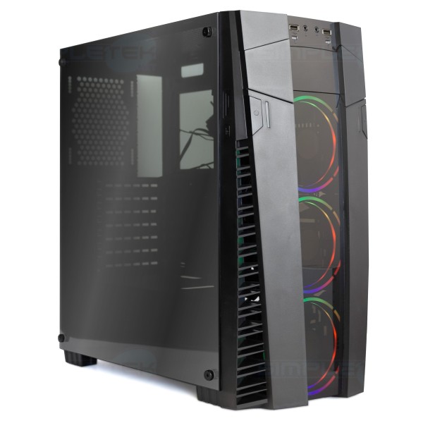 CASE GAMING RGB ATX MICRO-ATX MINI ITX TOWER CABINET COMPUTER PC GIOCO TOWER