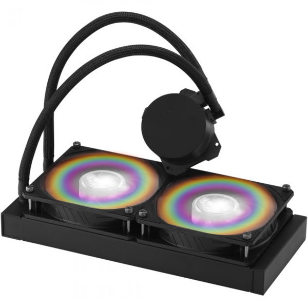 DISSIPATORE A LIQUIDO GAMING RGB COLORATO 2X120MM LGA 1700 1200 115X 1156