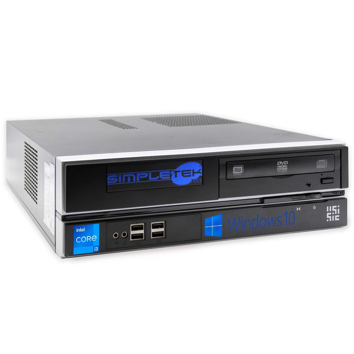 Desktop Computer SFF I3 16gb 240gb 1tb HDD 2gb Gpu Gt710 Win10 Serial Rs Reborn - Picture 1 of 4