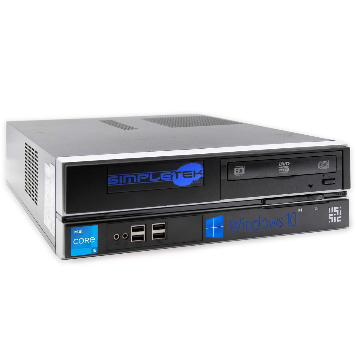 Desktop Computer SFF Compact i5 4GB 120GB Windows 10 Pro Serial RS232