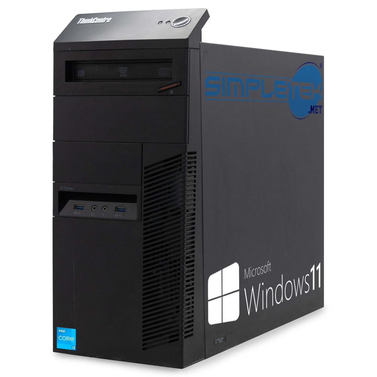 Lenovo M93P i3 Windows 11 Pro 16GB 480GB PC De Sobremesa Desktop PC Tower - Imagen 1 de 5