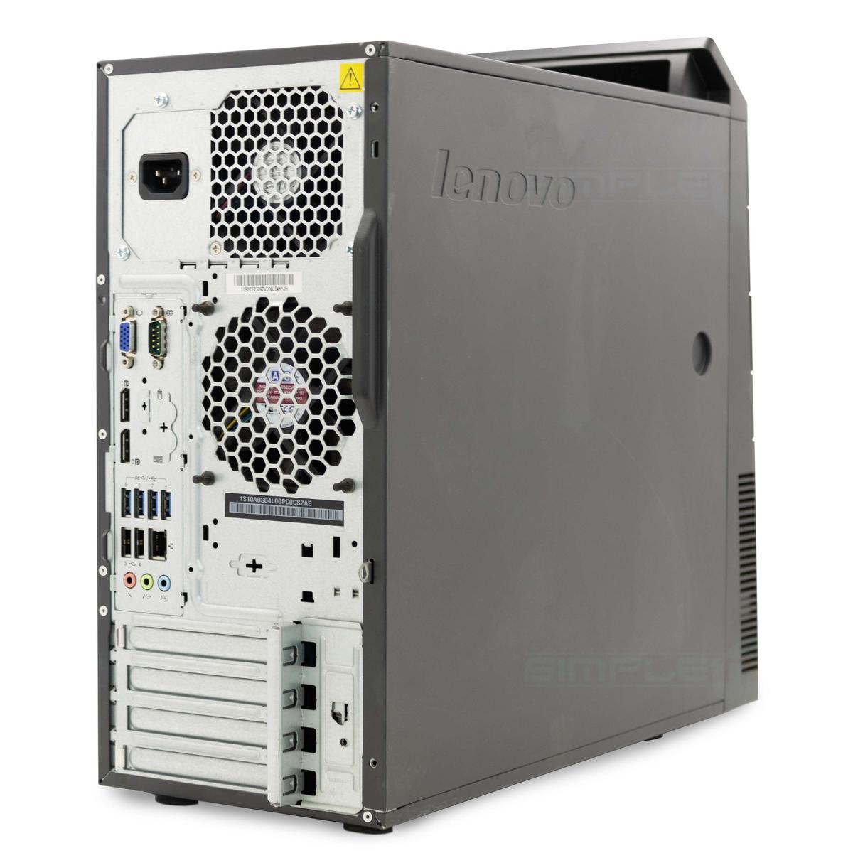 Lenovo M93P i7 Windows 10 Pro 4GB 120GB Ordinateur Fixe Bureau Personnel Tower - Photo 4/5