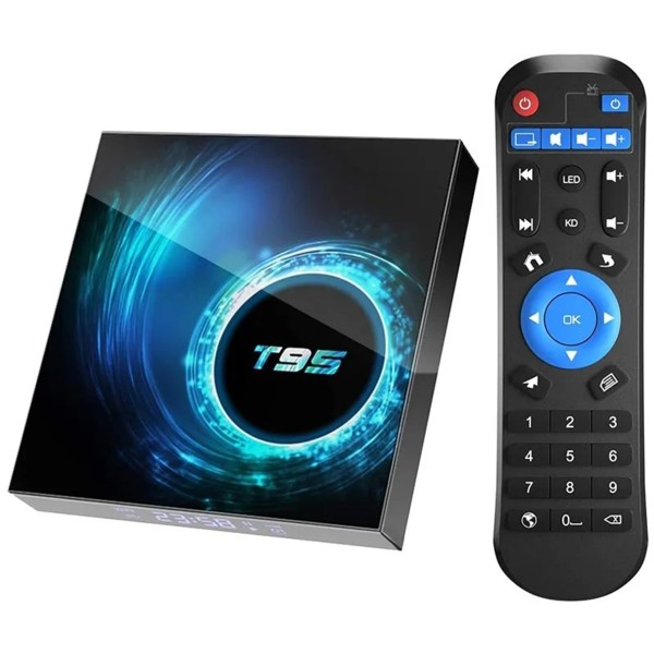 TV BOX ANDROID 10.0 GKGT95 RAM 4GB ROM 32GB BLUETOOTH WIFI ETHERNET HDMI USB