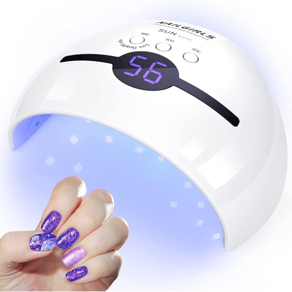 LAMPADA PER UNGHIE 48W MANICURE ASCIUGATURA LED UV SMALTO GEL CON SENSORE