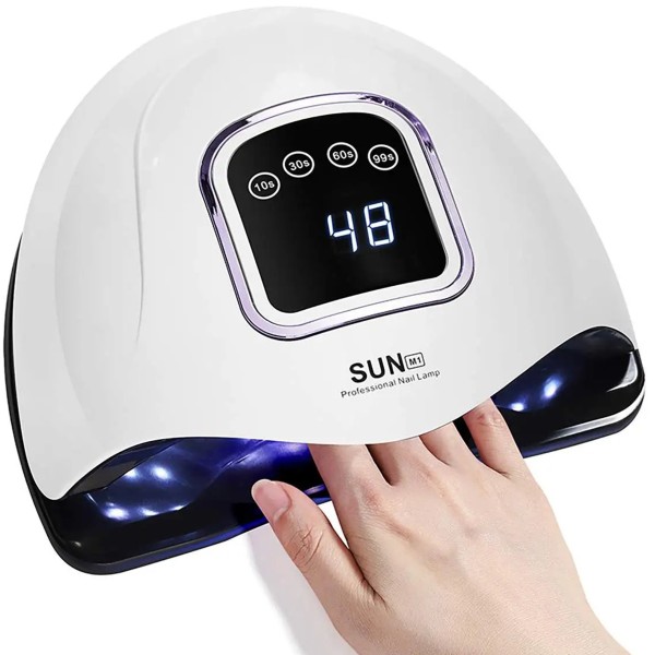 LAMPADA PER UNGHIE MANICURE ASCIUGATURA LED UV SMALTO GEL CON SENSORE