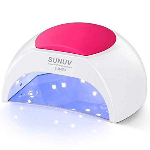 LAMPADA PER UNGHIE MANICURE ASCIUGATURA LED UV 48W SMALTO GEL CON SENSORE