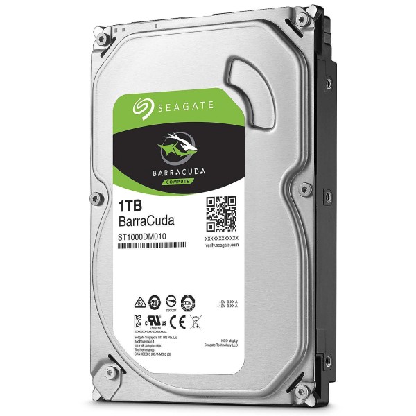 SEAGATE BARRACUDA HARD DISK HDD 1TB SATA 3,5" COMPUTER FISSO DESKTOP DVR NAS