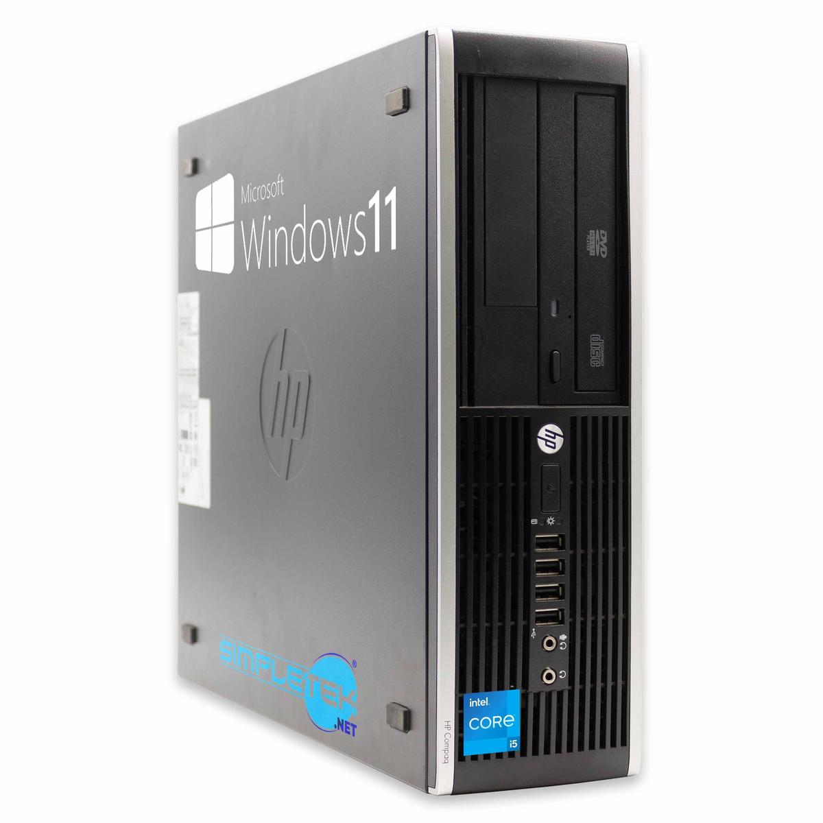 HP 6300 SFF i5 Windows 11 Pro 16GB 480GB Starr Desktop PC RS232 Seriell Dvd-Rom