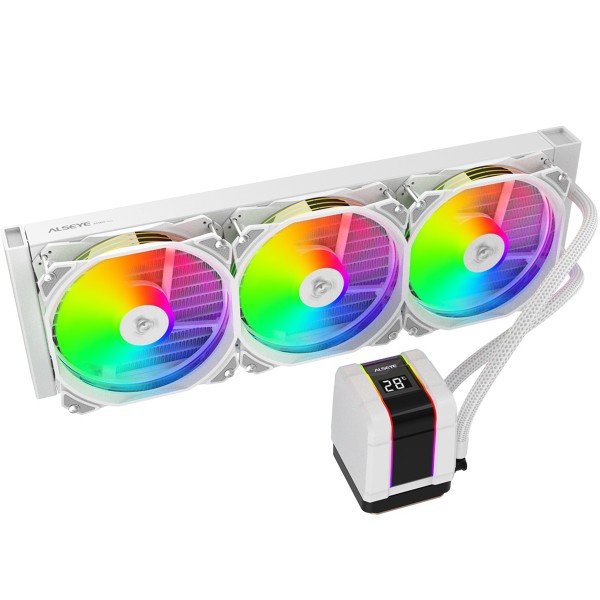 DISSIPATORE PROCESSORE CPU GAMING COOLER RGB COLORATO 360CM 1700 1200 115X