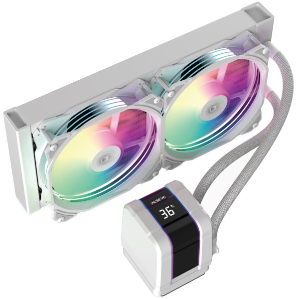 DISSIPATORE PROCESSORE CPU GAMING COOLER RGB COLORATO 360CM 1700 1200 115X