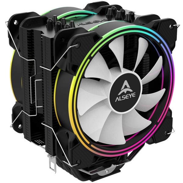 DISSIPATORE PROCESSORE CPU GAMING COOLER RGB COLORATO 1700 1200 115X 1156 2011