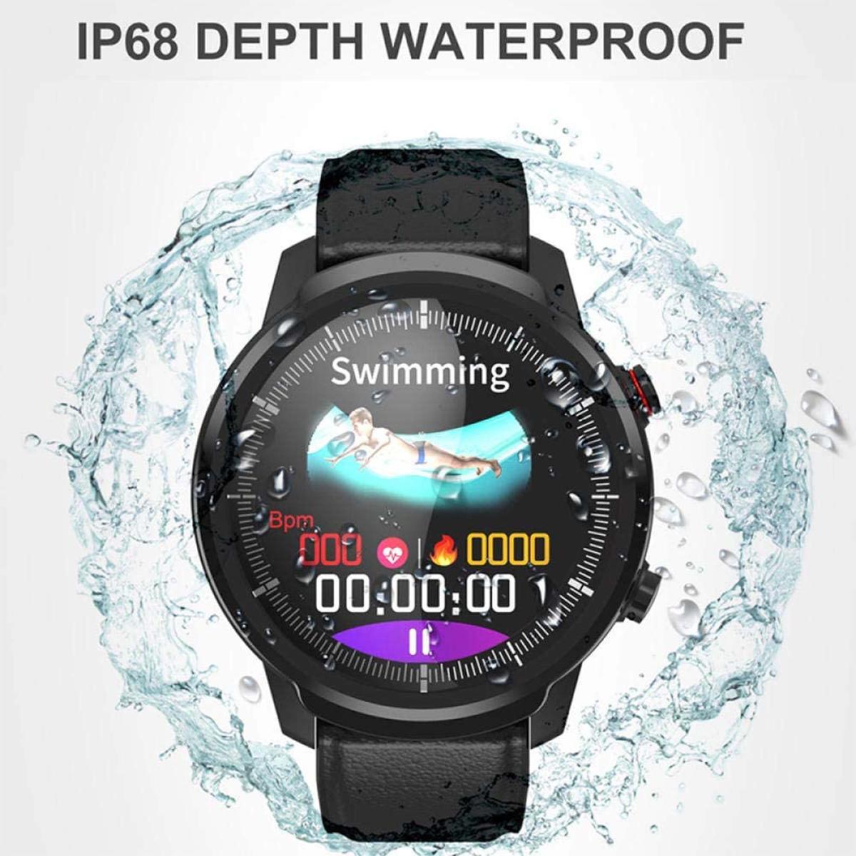 Smart Montre Sport L3 Cardiaque Podomètre Notifications IP68 Avec Bracelets - Photo 3 sur 5
