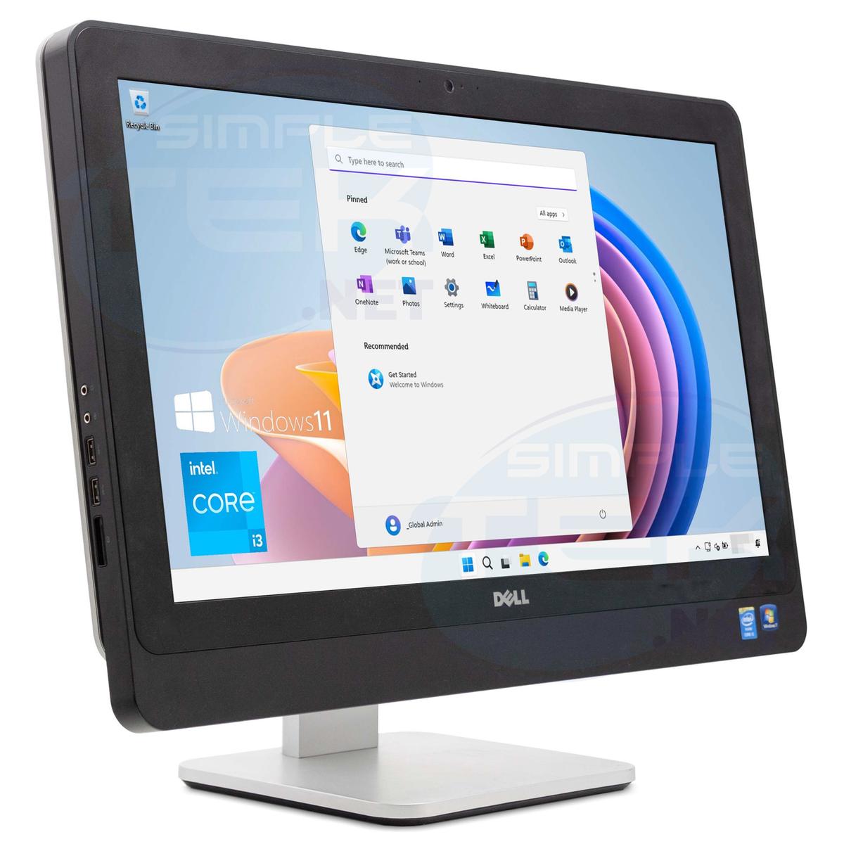 DELL 9020 23" i3 TOUT EN UN AIO 16 GO 960GB WINDOWS 11 PC FIXE