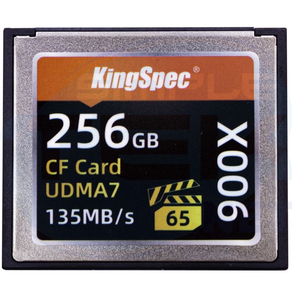 COMPACT FLASH CF CARD 256GB 4K 135MB/s SCHEDA DI MEMORIA VIDEO UDMA7 FOTOGRAFIA