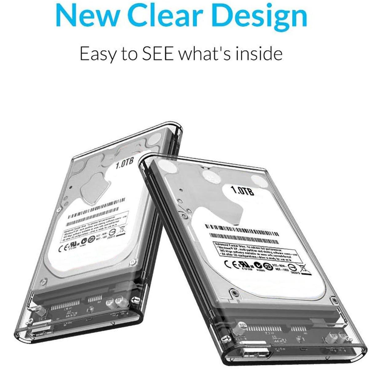 HDD Extérieur 160GB USB Portable Disque de Poche de Voyage Disque Dur 2,5 " - Photo 2/5
