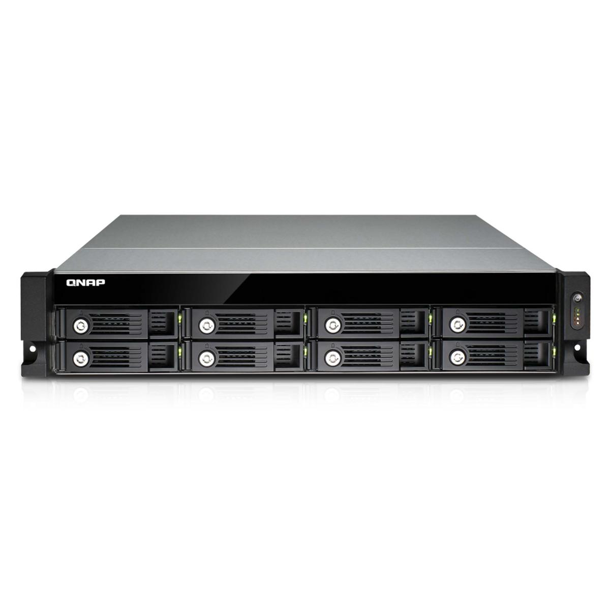 Qnap TS-871U-RP-i5 Nas 4GB RAM HDD x2 500GB Rack 2U Gigabit Server Backup