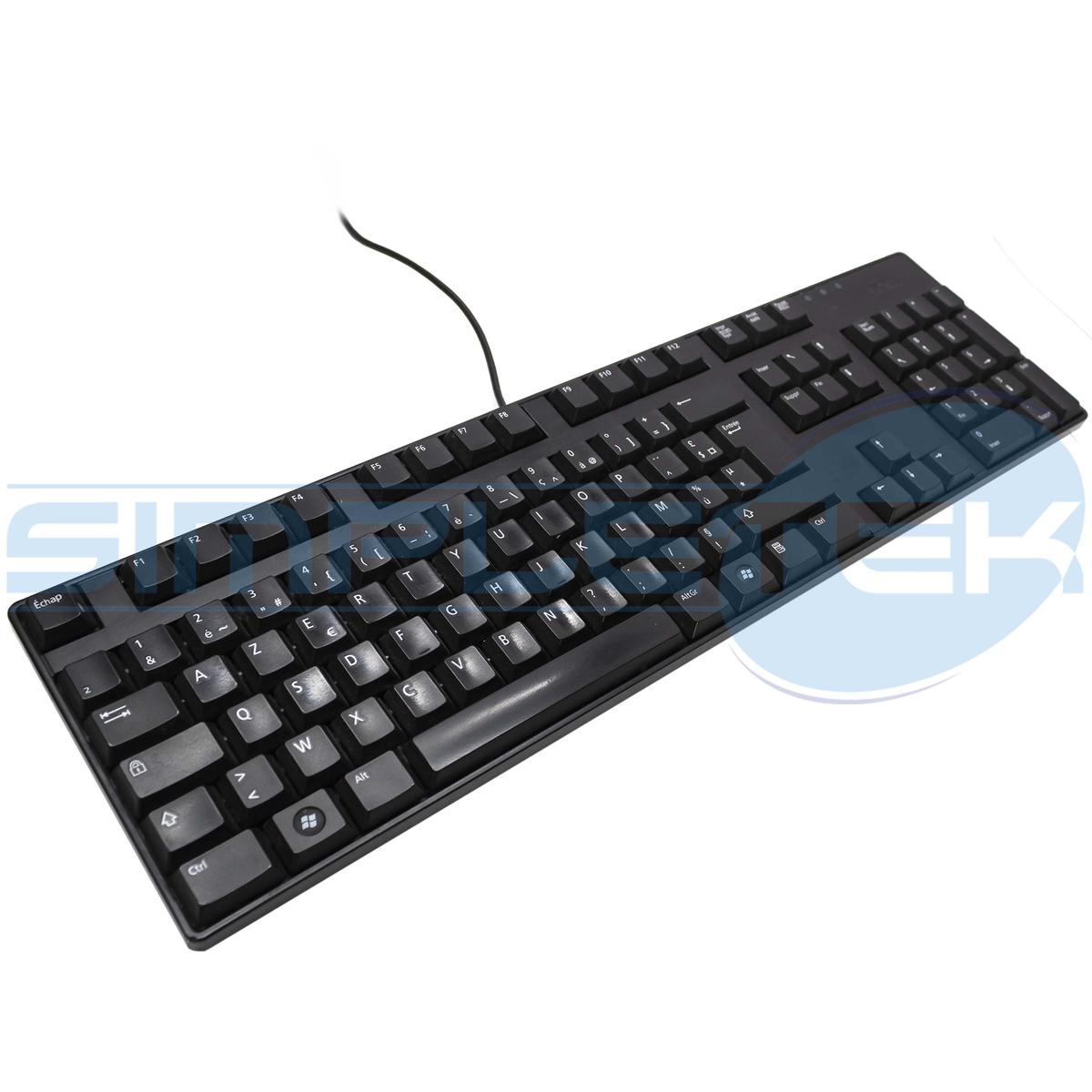 Keyboard Dell L30U 0N249F Layout Fr French Azerty USB With Cable Wired PC, Slim - Picture 2 of 3