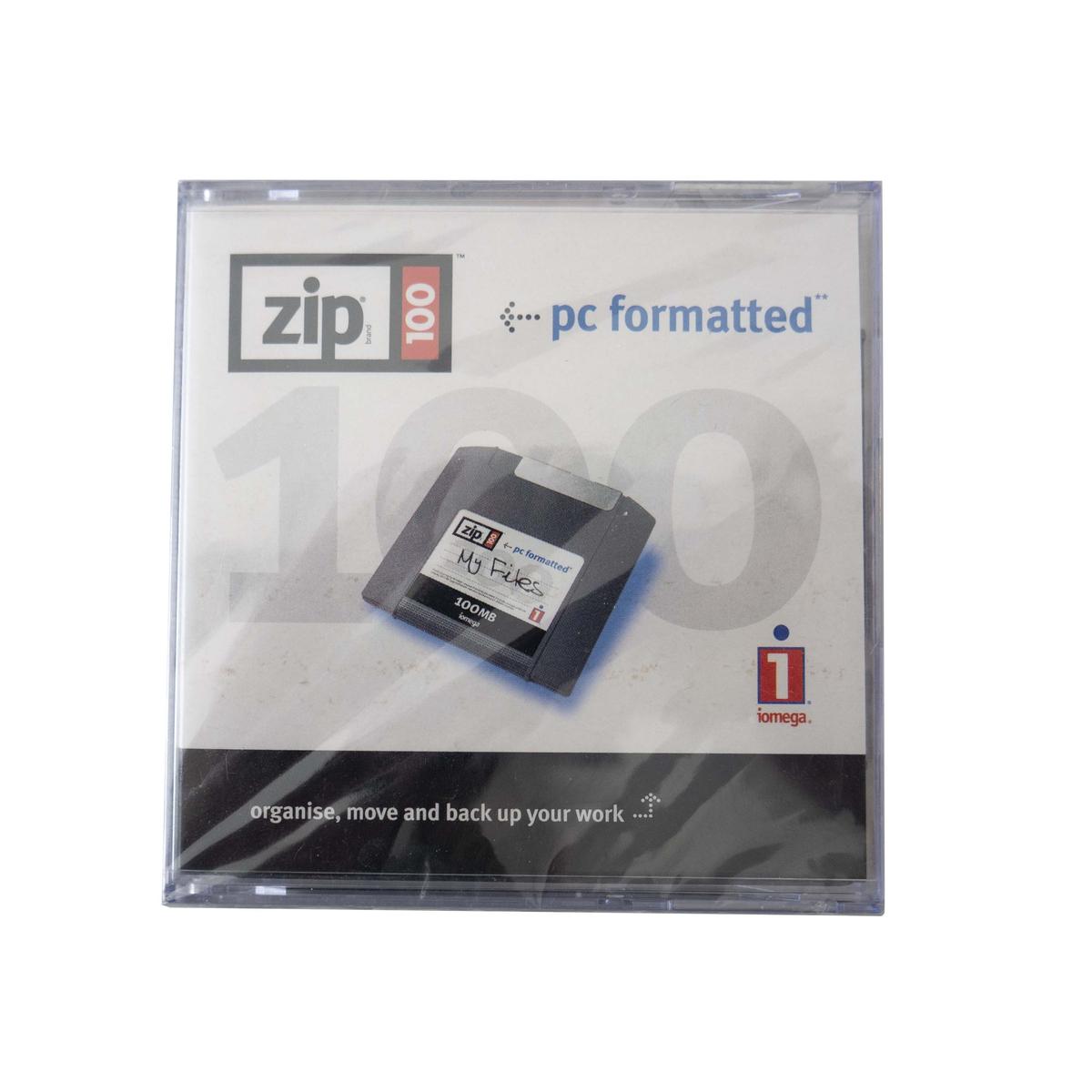IOMEGA ZIP 100MB For PC/MAC Drive Disk 100 MB Computer Floppy Disk PC100MB - Picture 2 of 2