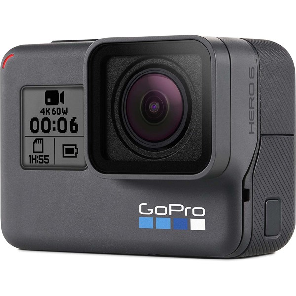 VIDEOCAMERA GOPRO HERO 6 BLACK 4K 12MP IMPERMEABILE FOTOCAMERA ACTION CAM LCD