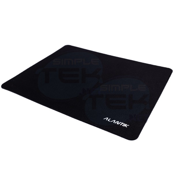 TAPPETINO PER MOUSE PAD MOUSEPAD 22 X 18 GAMING UFFICIO TAPPETO NERO SCRIVANIA