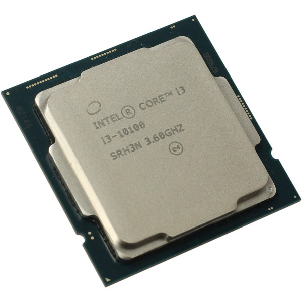 PROCESSORE CPU INTEL CORE I3 10100 LGA 1200 LGA1200 4C/8T 4.30GHZ 10° GEN SRH3N