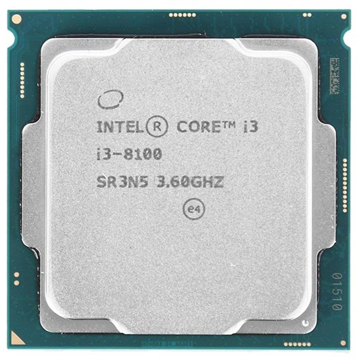 Intel Core I3 8100 3.60GHZ SR3N5 LGA1151 V2 LGA 1151 Computer - Picture 1 of 1