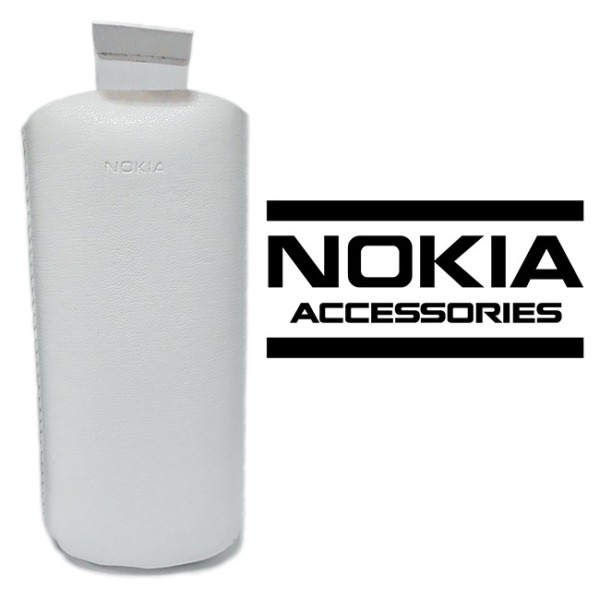 CASE FONDINA NOKIA 8800 ARTE WHITE LEATHER CUSTODIA COVER ORIGINALE ACCESSORIES