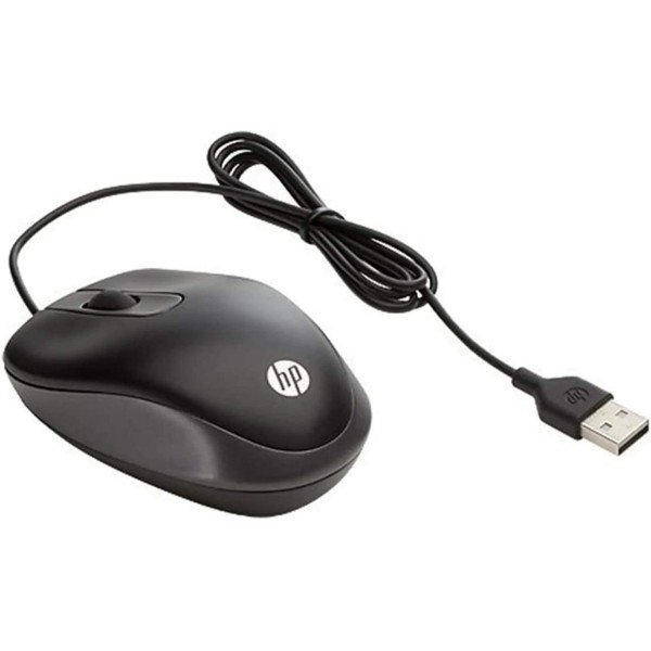 HP USB TRAVEL MOUSE CABLATO USB DA VIAGGIO CON FILO UNIVERSALE ERGONOMICO