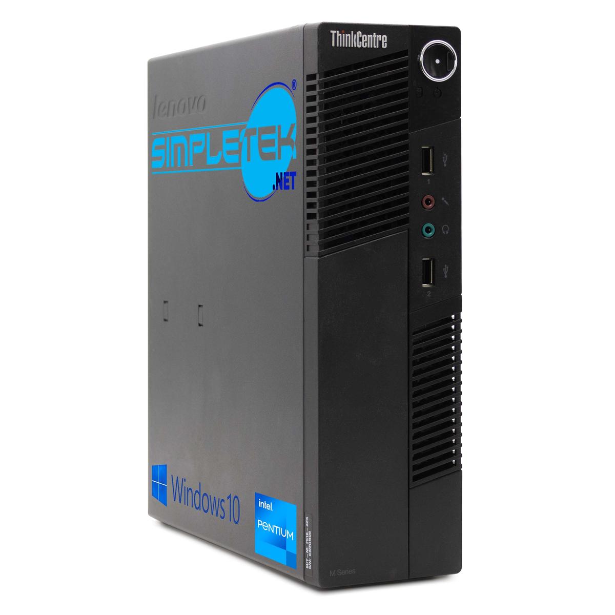 Lenovo Thinkcentre M91 Usdt Mini PC 4GB 120GB Windows 10 Desktop Computer Drive