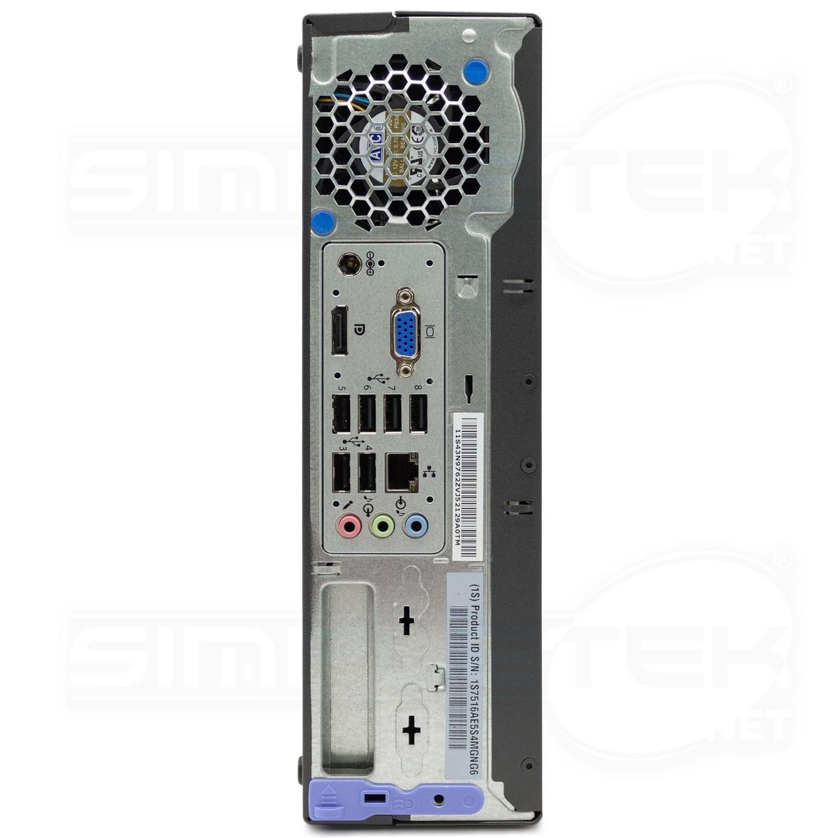 Lenovo Thinkcentre M91 Usdt Mini PC Small 16GB 480GB Windows 10 Fixed Desktops - Picture 4 of 4