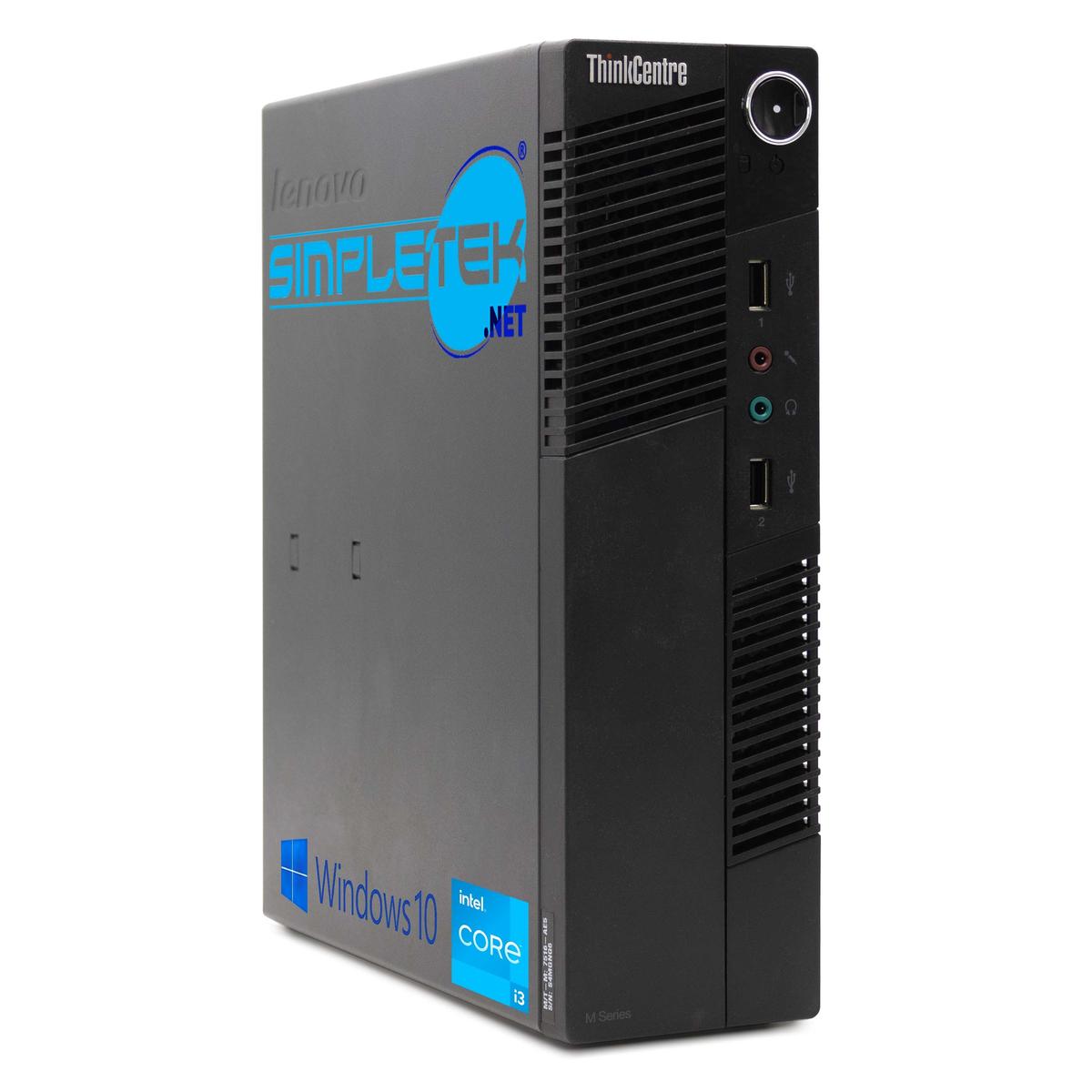 Lenovo Thinkcentre M91 Usdt Mini PC 16GB 2TB i3 WIN10 Desktop Computer, Desktop