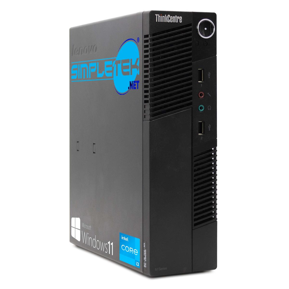 Lenovo Thinkcentre M91 Usdt Mini PC i3 8GB 120GB WIN11 Ordinateur Fixe