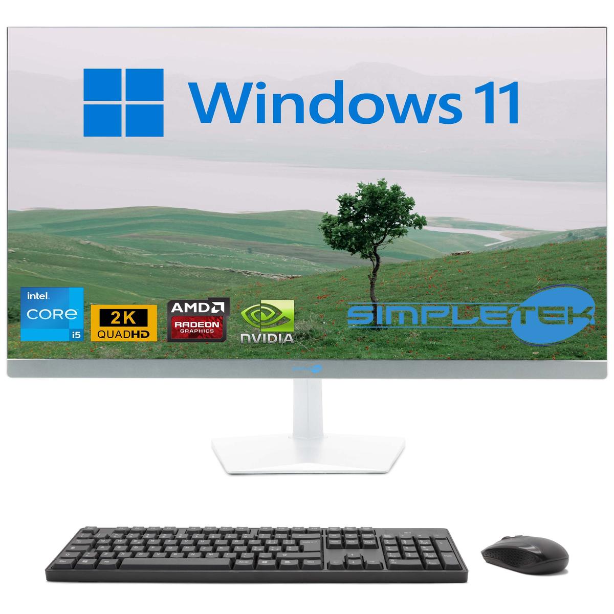Aio All IN One I5 27 " 2K RAM 64GB SSD 4 TB Gpu GTX1660 Win 11 Desktop Gaming -