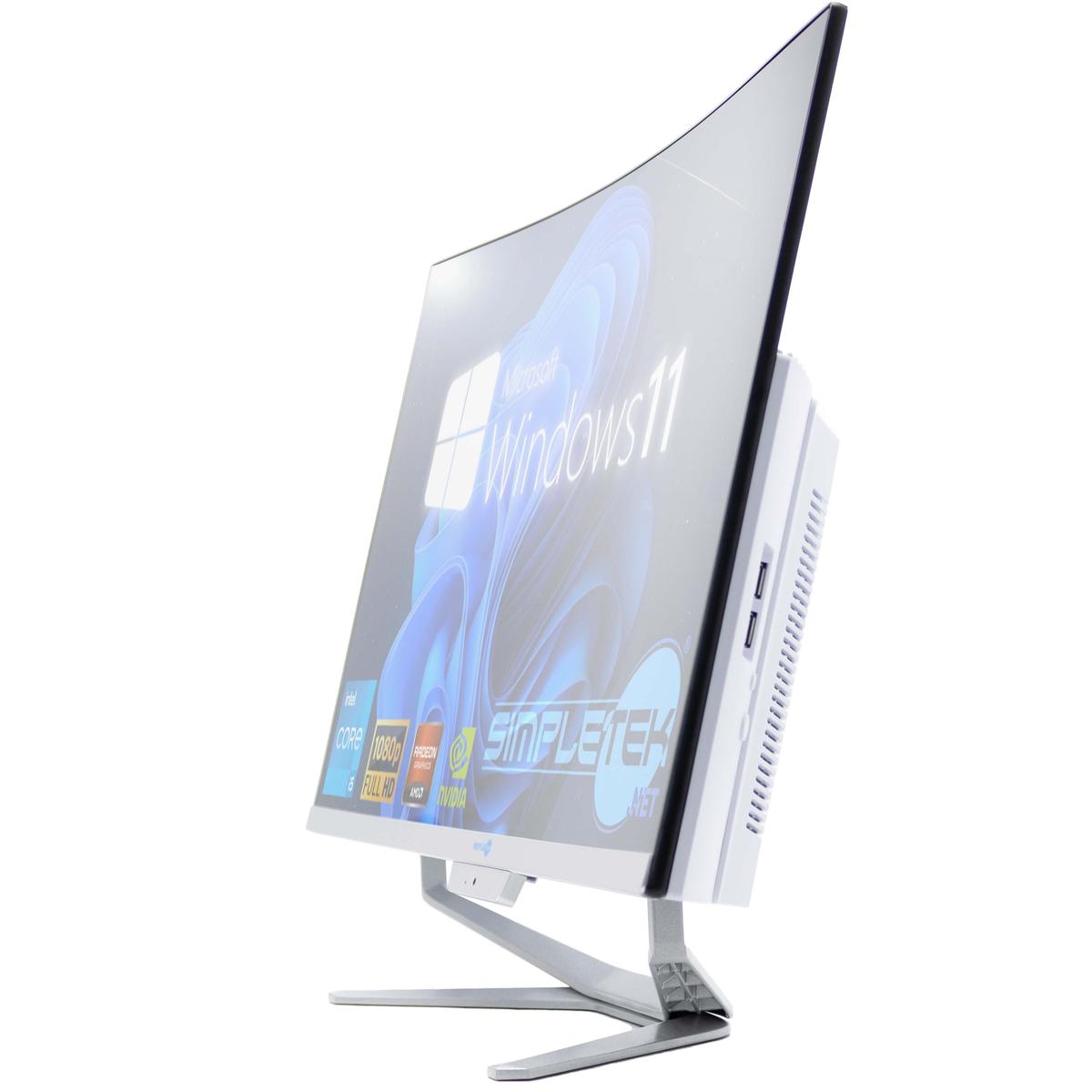 All IN One 27 " FHD Curved i5 6° Gen RAM 8 GB SSD 240 GB Win 11 Desktop Computer - Photo 3 sur 8