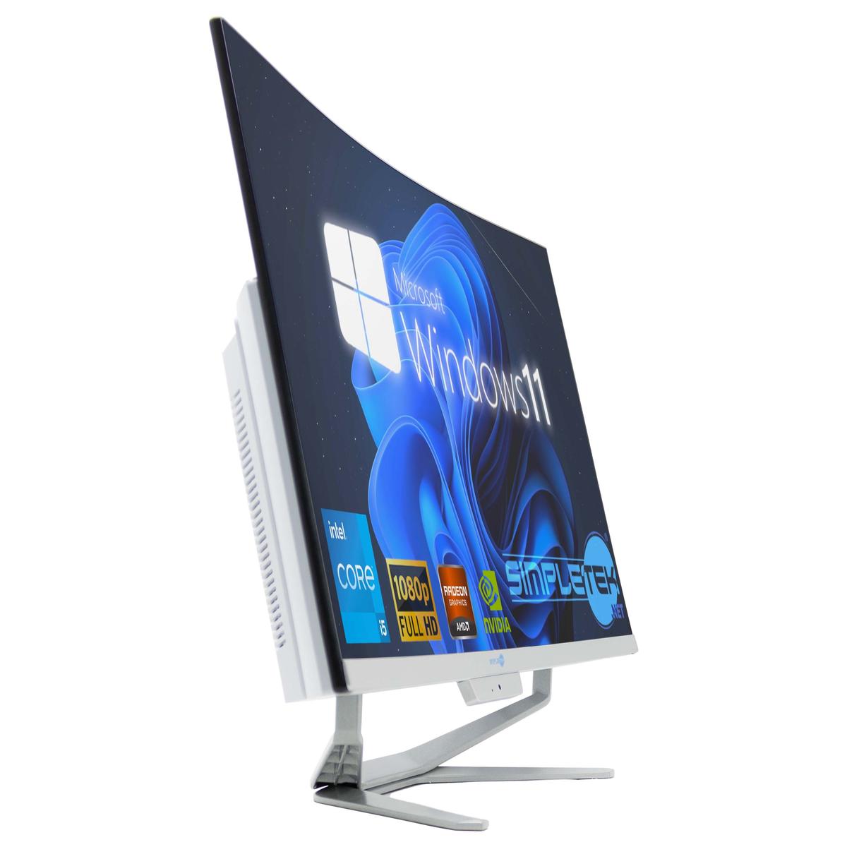 All IN One 27 " FHD Curved i5 6° Gen RAM 16 GB SSD 480GB Win 11 Desktop Computer
