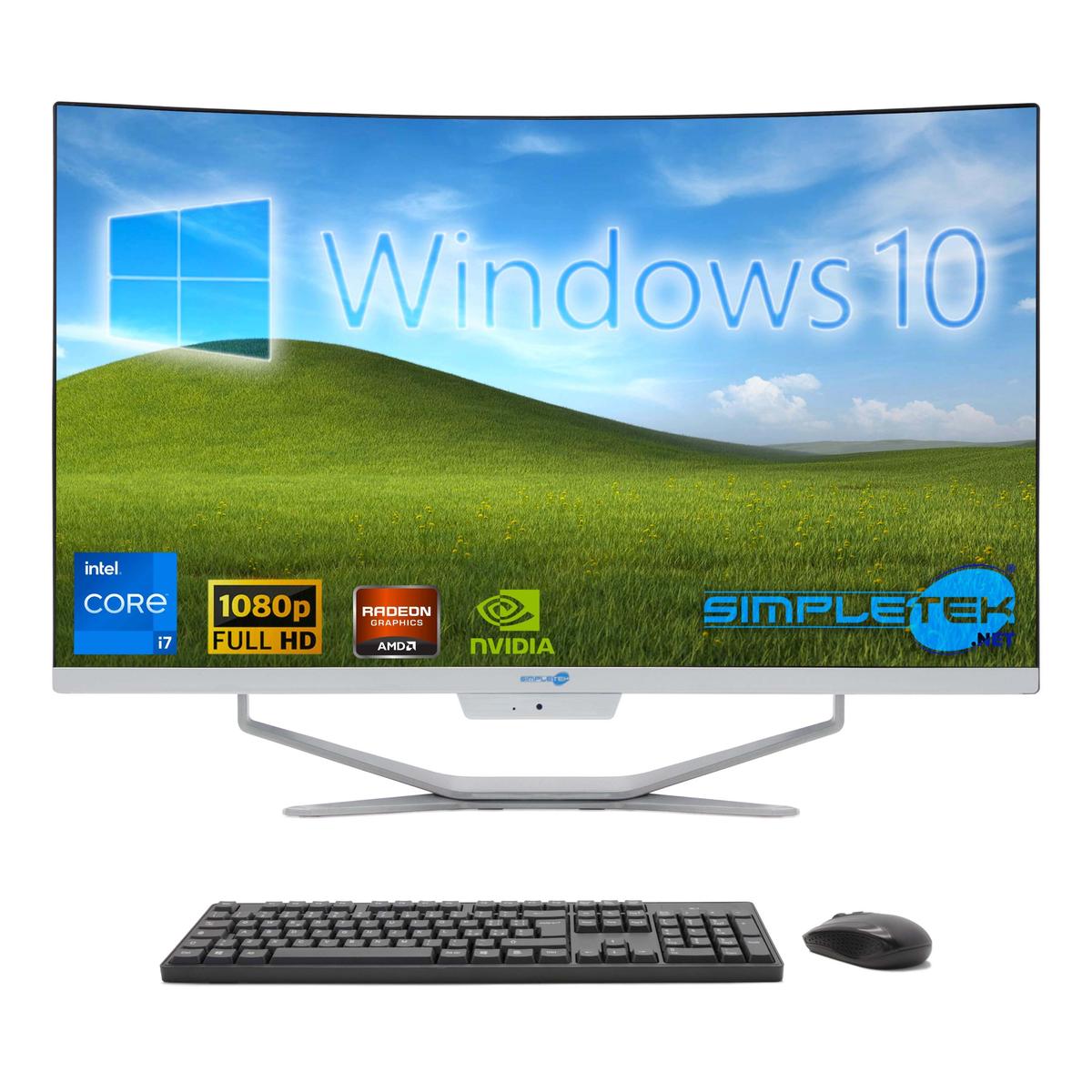 All IN One 27 " FHD Gebogen i7 6° Gen. RAM 8 GB SSD 240 GB Win 10 Computer - Bild 2 von 8