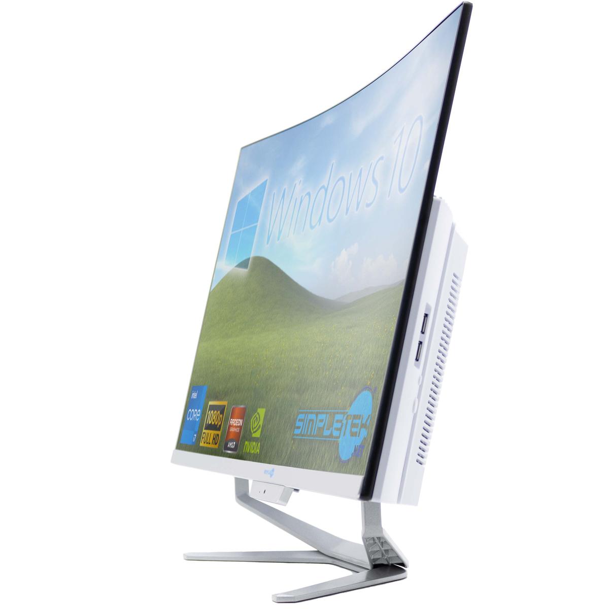 All IN One 27 " FHD Gebogen i7 6° Gen. RAM 8 GB SSD 240 GB Win 10 Computer - Bild 1 von 8