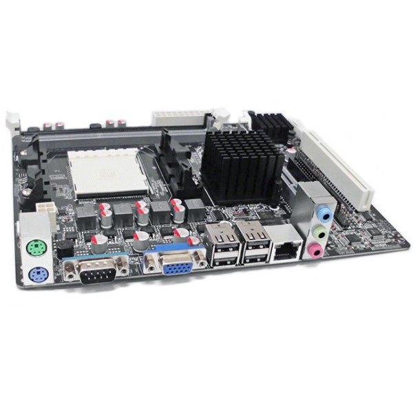 SCHEDA MADRE MAXSUN MICRO-ATX A78DVR AMD AM2 AM2+ AM3 DDR2 DDR3 PCI VGA RS232