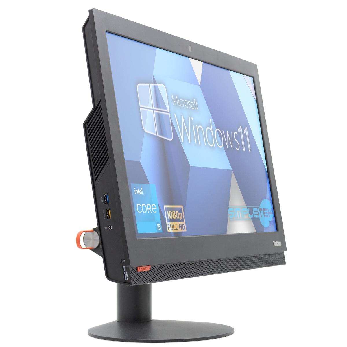 Lenovo M900z I5 Aio All IN One 24 " 8gb 480gb Windows 11 Desktop-Computer Holt - Picture 2 of 13