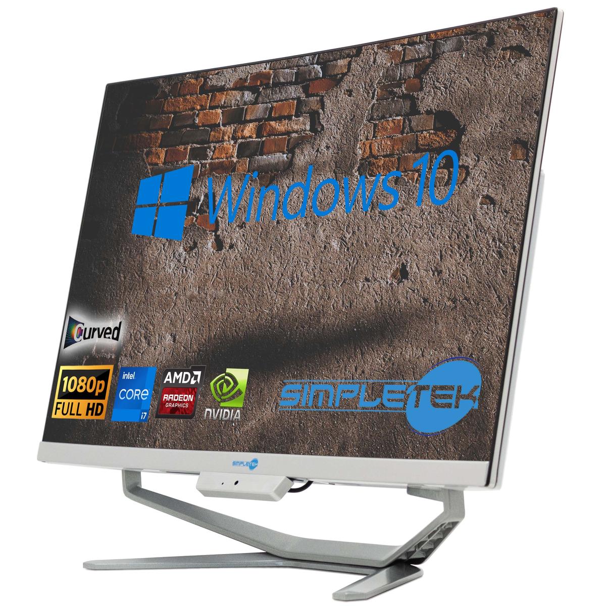 All IN One I7 6° Gen.24 " Gebogen Win 10 RAM 8GB SSD 120GB PC Festnetz Editing - Bild 3 von 8