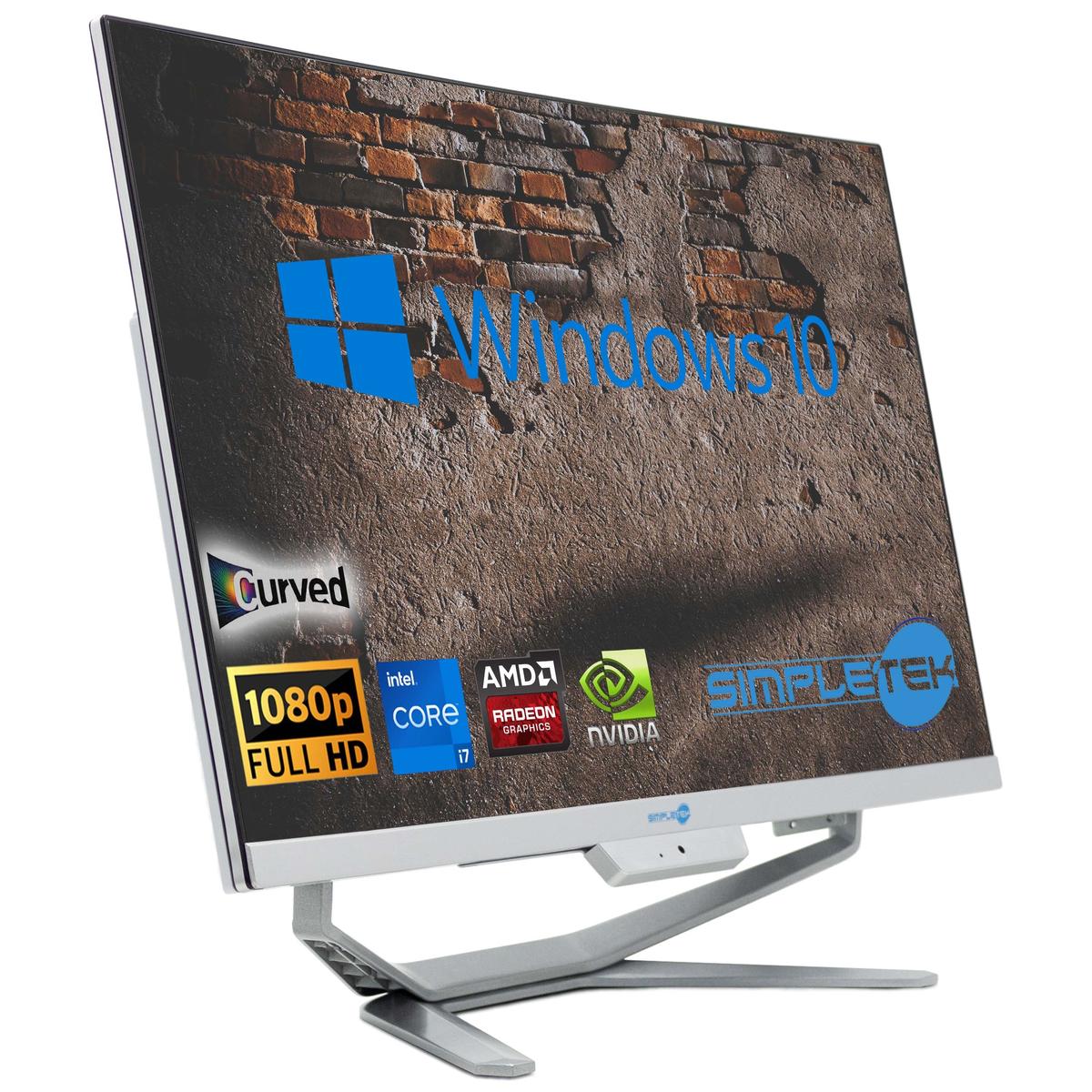 All IN One I7 6° Gen.24 " Gebogen Win 10 RAM 8GB SSD 240GB PC Festnetz Editing - Bild 2 von 8