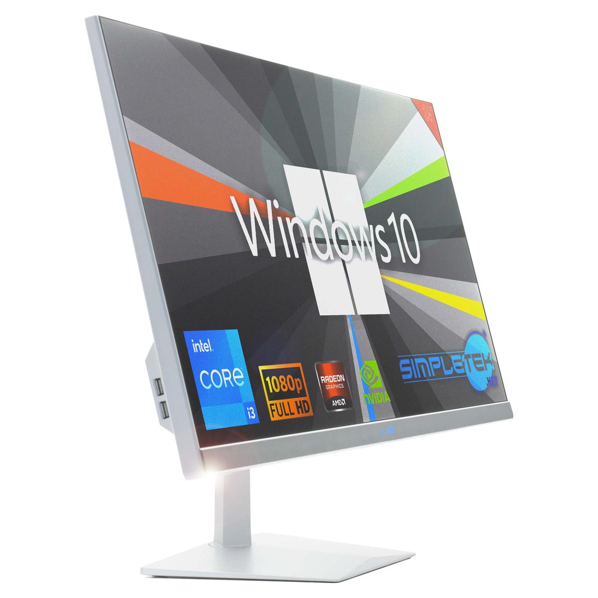 Tout en Un I3 24 " Windows 10 RAM 8 Go SSD 240 Go Ordinateur Fixe Editing Partie - Photo 11/11