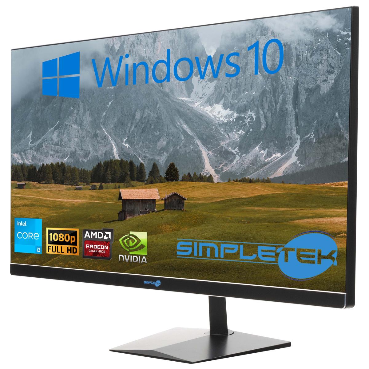 Tout en Un I3 27 " Windows 10 RAM 8 Go SSD 240 Go Ordinateur Fixe Editing Partie