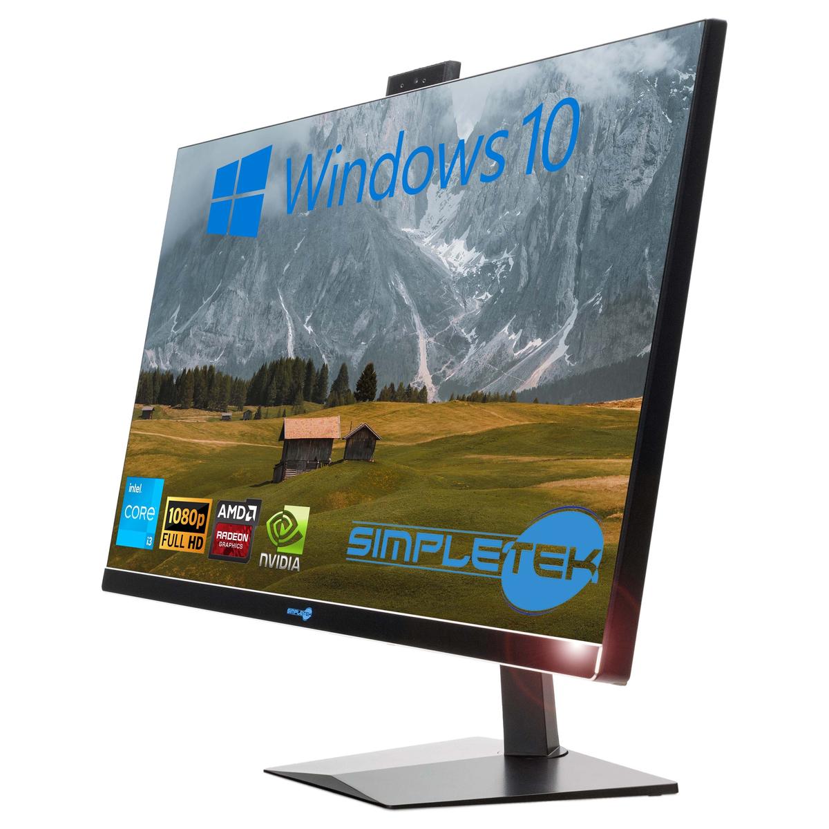 Tout en Un I3 27 " Windows 10 RAM 8 Go SSD 240 Go Ordinateur Fixe Editing Partie - Photo 2/11