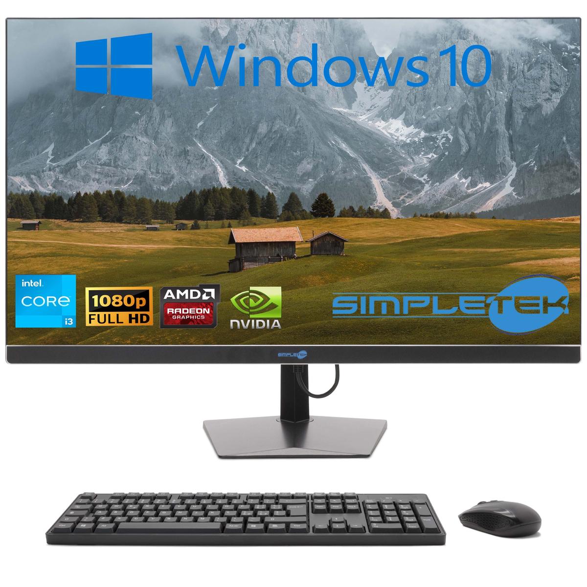 Tout en Un I3 27 " Windows 10 RAM 8 Go SSD 240 Go Ordinateur Fixe Editing Partie - Photo 3/11