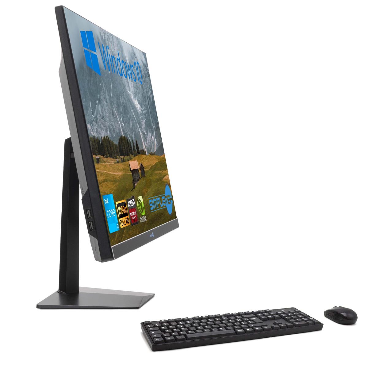 Tout en Un I3 27 " Windows 10 RAM 8 Go SSD 240 Go Ordinateur Fixe Editing Partie - Photo 4/11