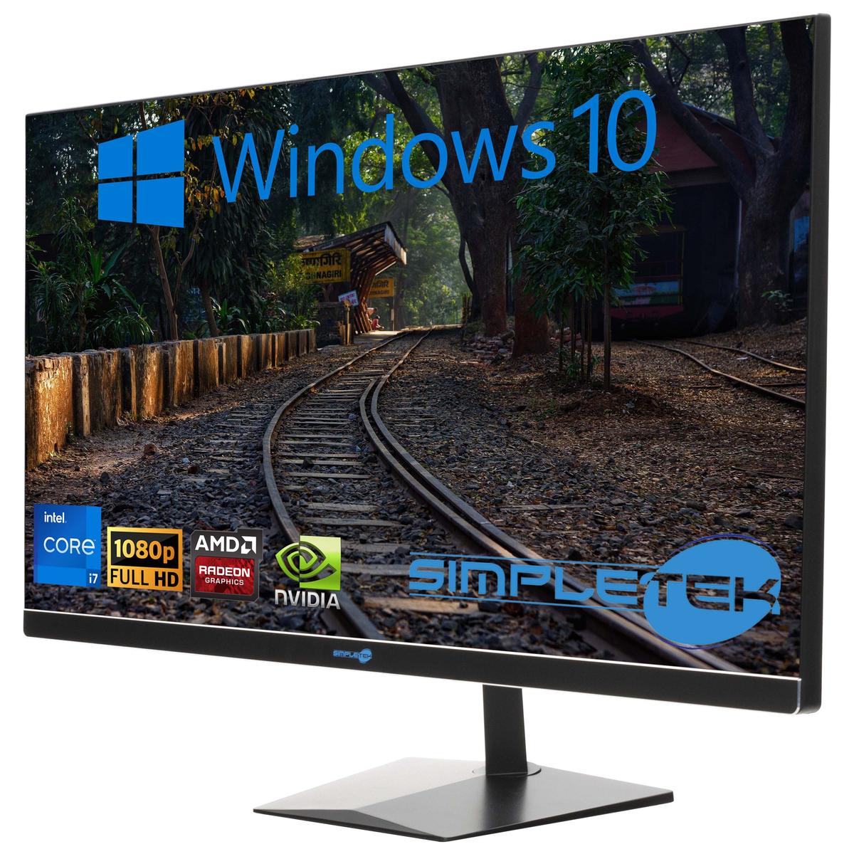 Tout en Un I7 27 " Windows 10 RAM 8 Go SSD 120 Go Ordinateur Fixe Editing Jeu