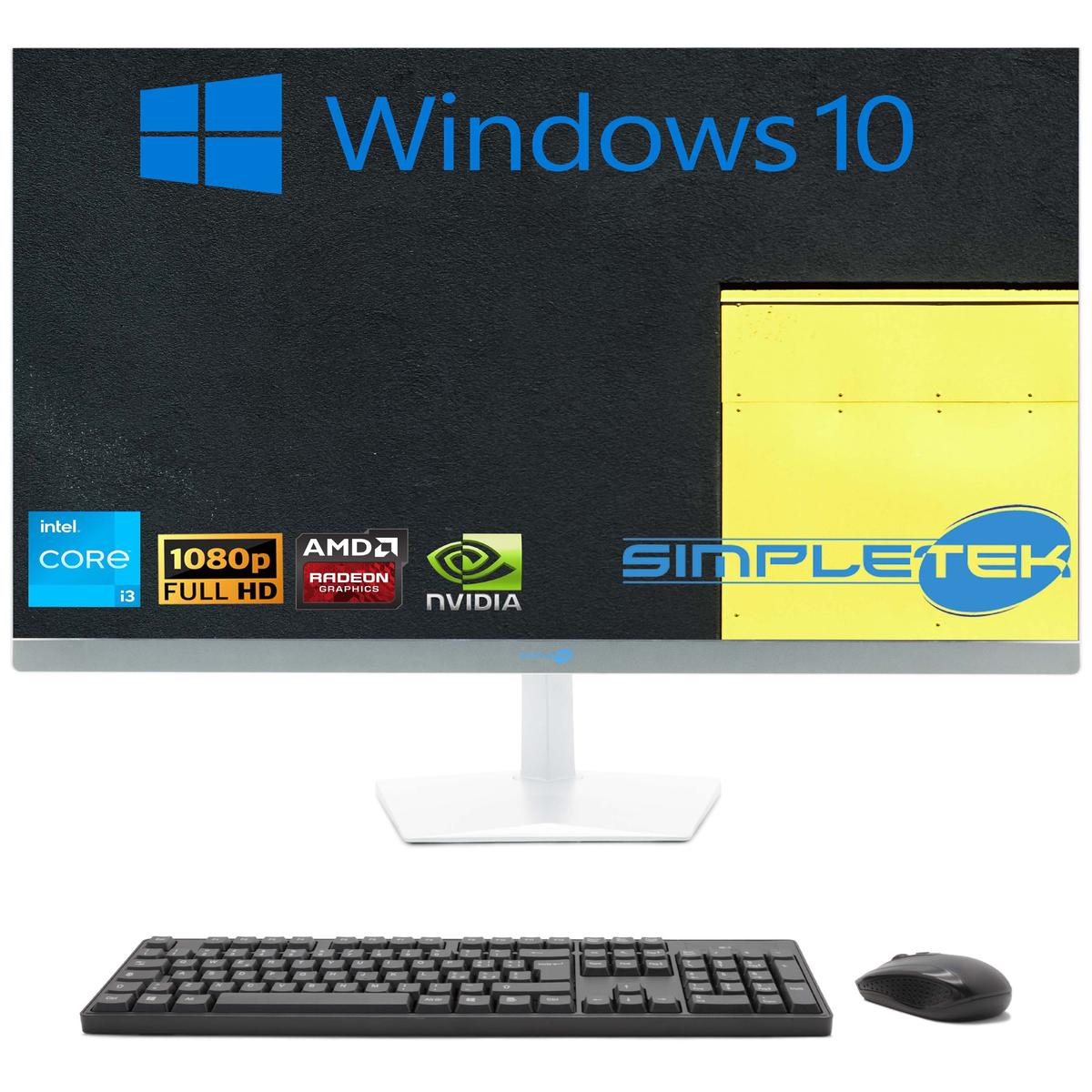 Tout en Un I3 27 " Windows 10 RAM 8 Go SSD 240 Go Ordinateur Fixe Editing Jeu - Photo 2/11